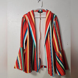 L&B open front flare sleeve cardigan!
